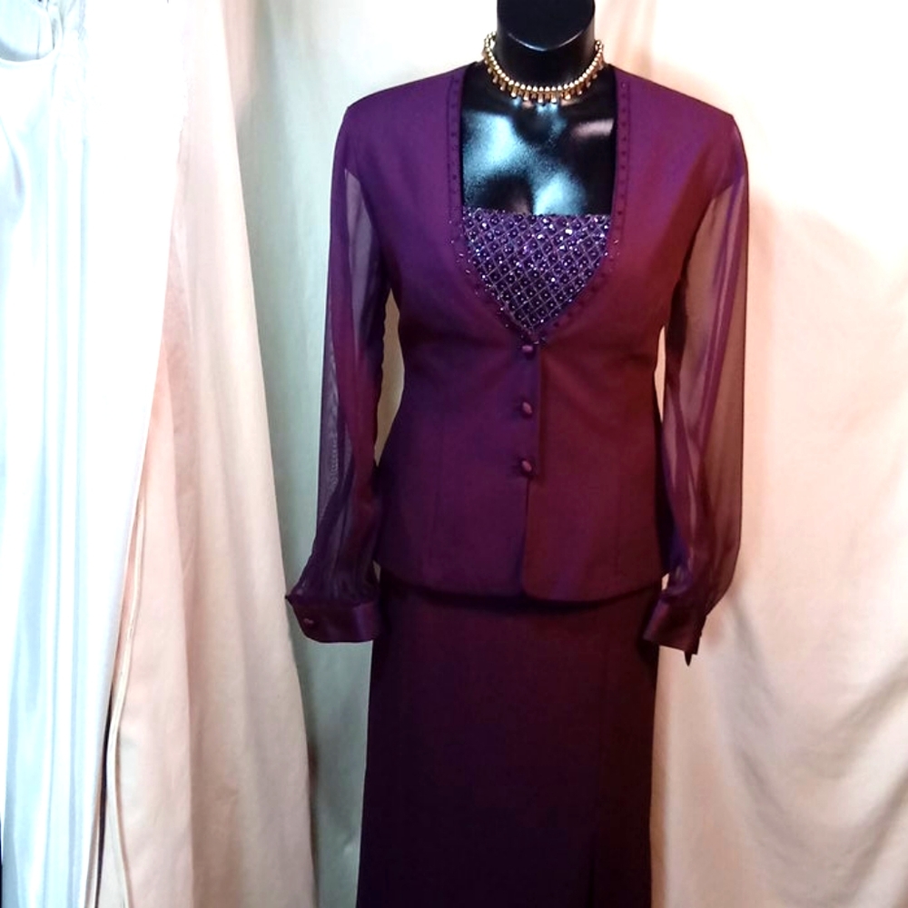 JRs Nite Caliendo 2 Piece Dress Set